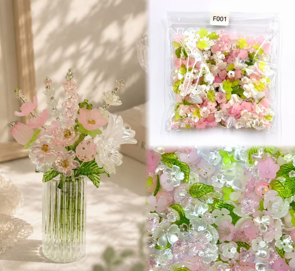 DIY Beaded Flower Kit for Adults
