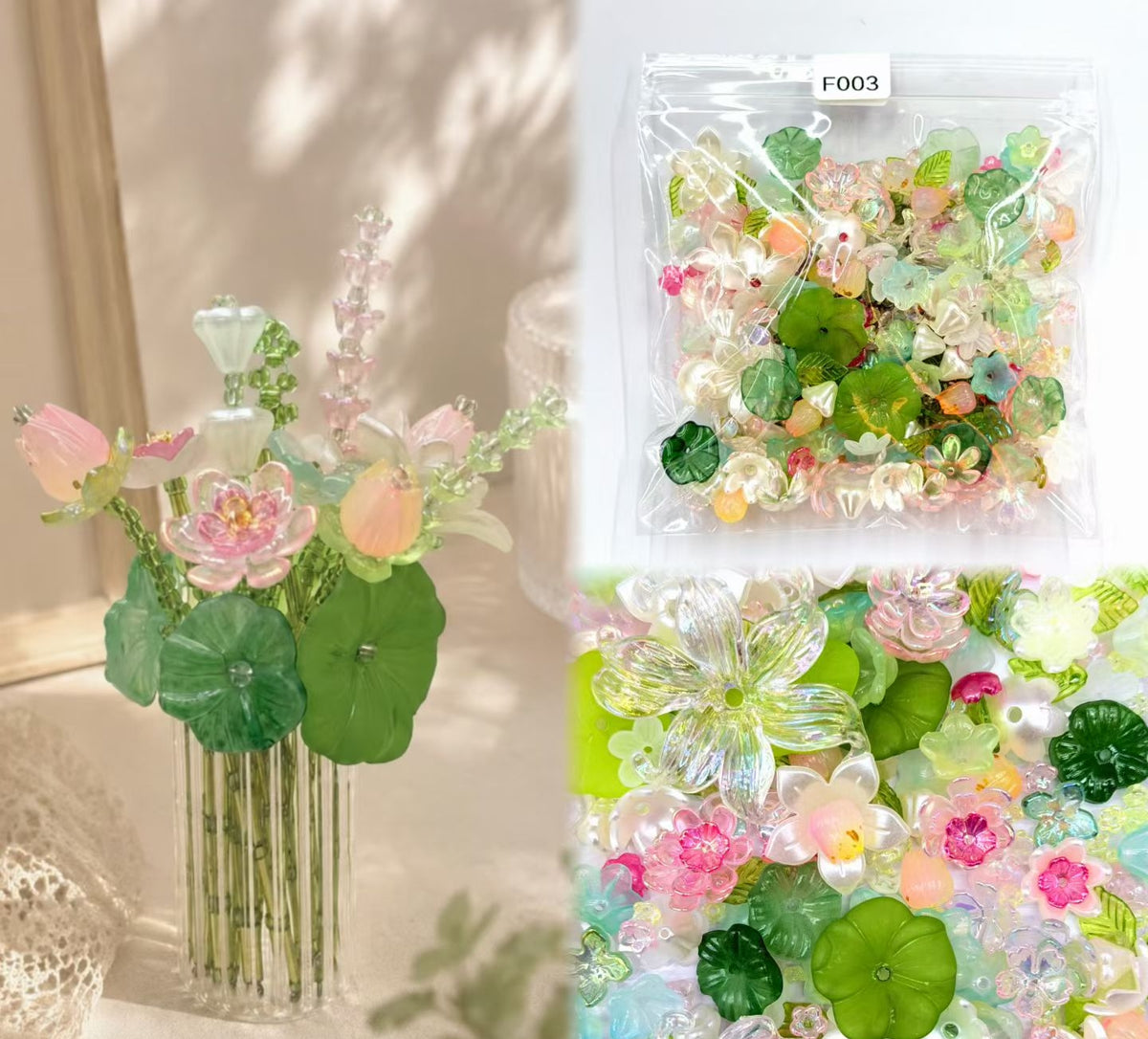 DIY Beaded Flower Kit for Adults